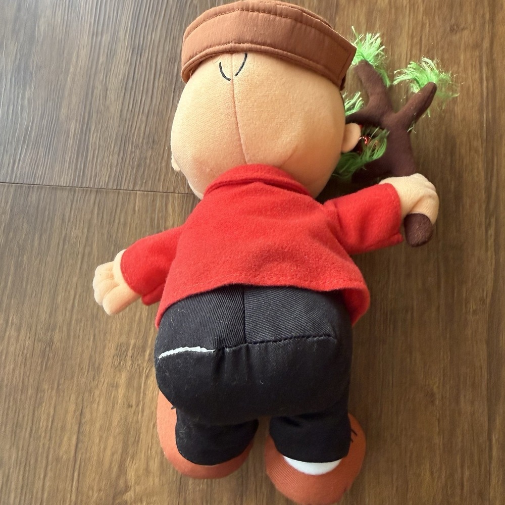 Hallmark Charlie Brown Talking Plush Just The Right Tree Christmas Peanut WORKS - Picture 4 of 11